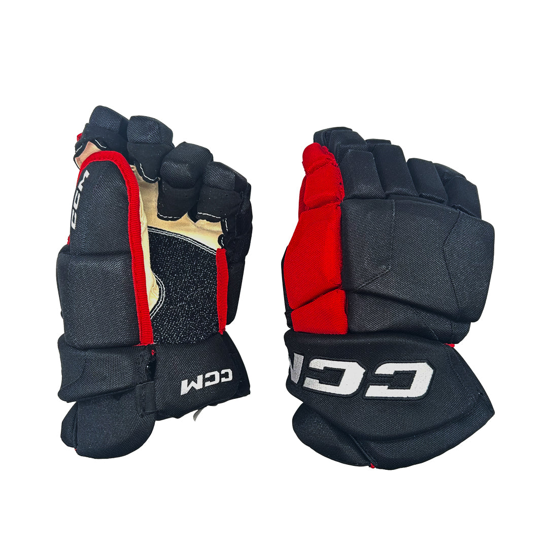 CCM HGJSCHLPP - OHL Pro Stock Glove (Black/Red)